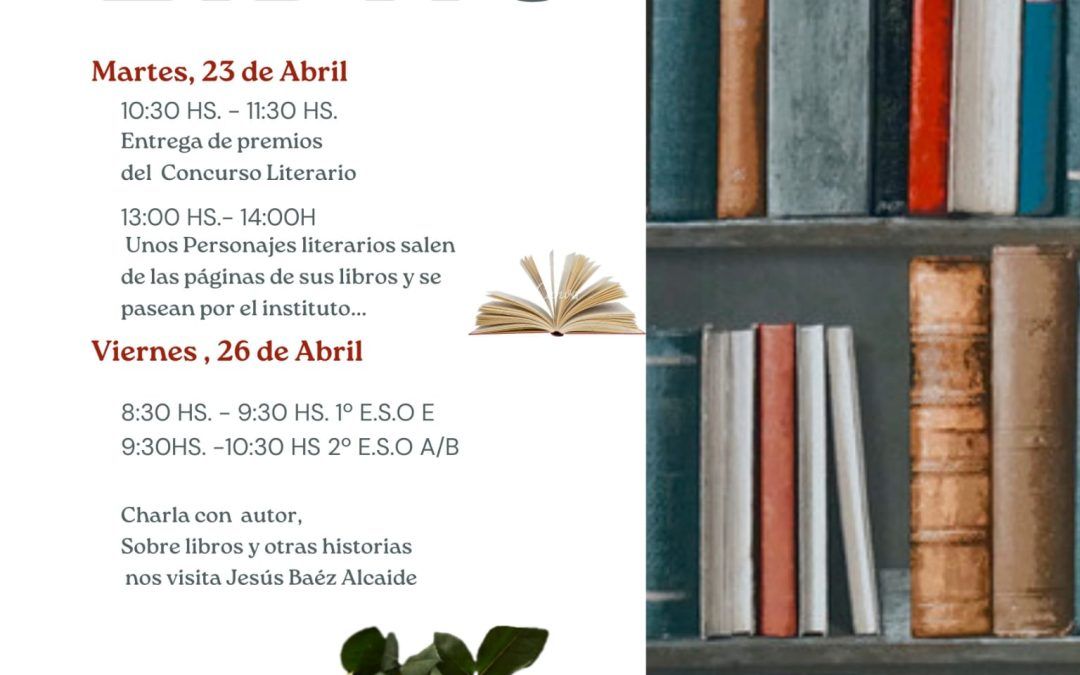 Día del libro en el  IES Fernando de los Ríos