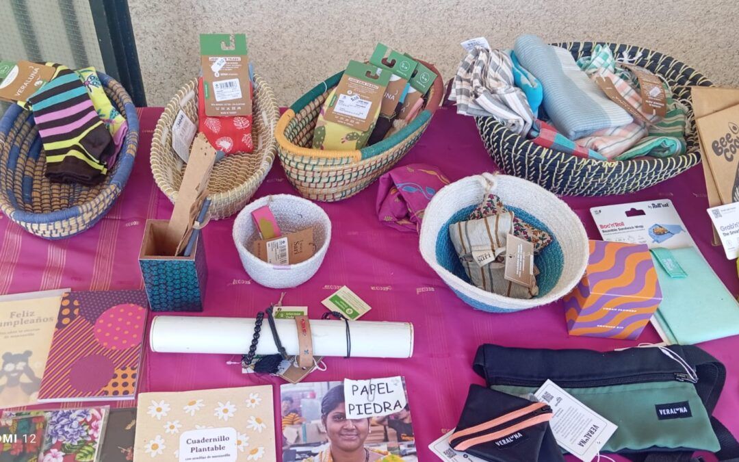 Mercadillo solidario: comercio justo