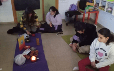 Taller de yoga y terapia asistida con perros